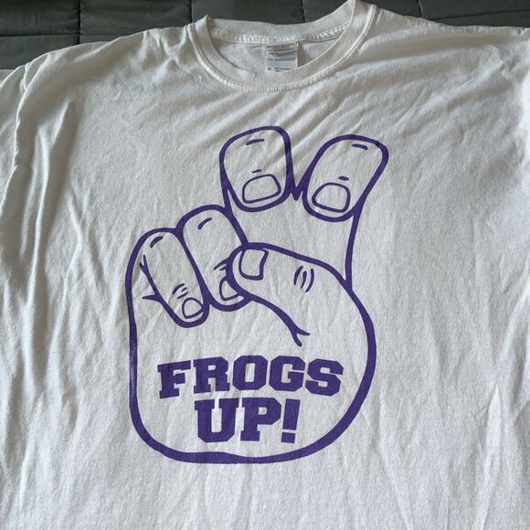 TCU FROGS UP LONG SLEEVE SHIRT XL - Picture 2 of 4
